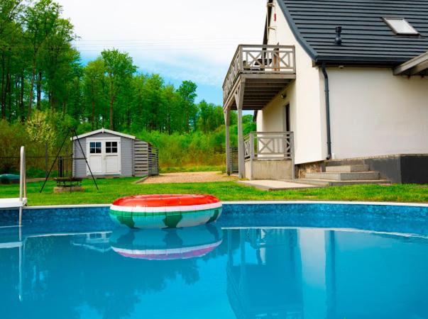 Las, Woda I Przygoda - Dom Z Sauna I Basenem Choczewo Esterno foto